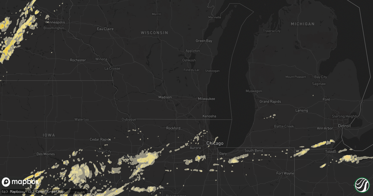 Hail map in Illinois on May 29, 2011