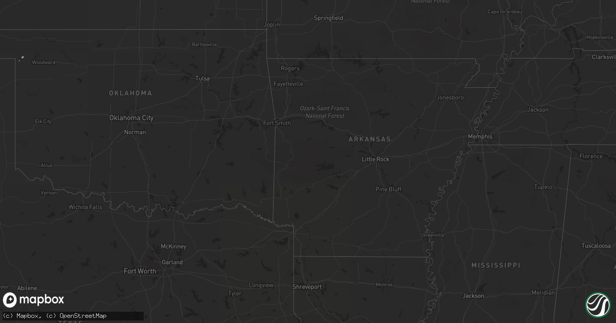 Hail map on May 29, 2011