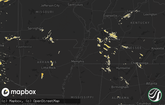 Hail map preview on 05-29-2012