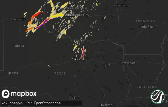 Hail map preview on 05-29-2013