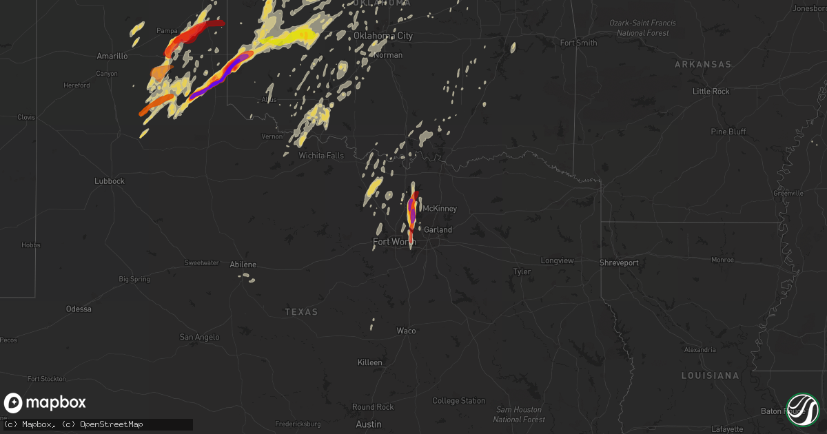 Hail map on May 29, 2013