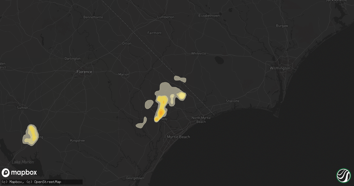 Hail map in Loris, SC on May 29, 2014