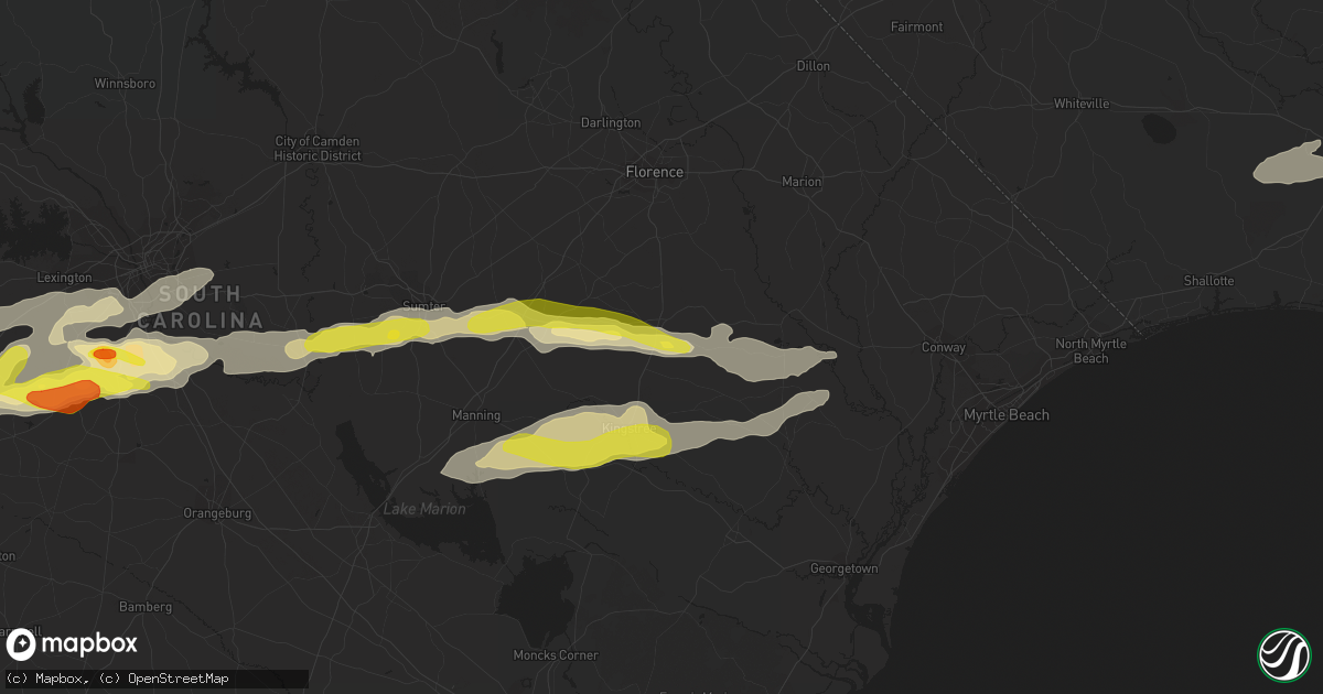 Hail map in Lake City, SC on May 29, 2017