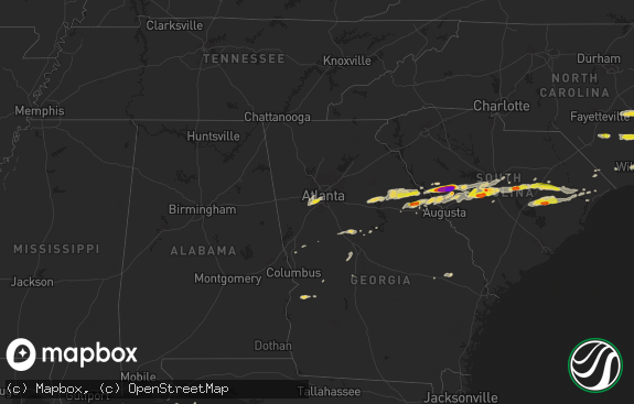 Hail map preview on 05-29-2017