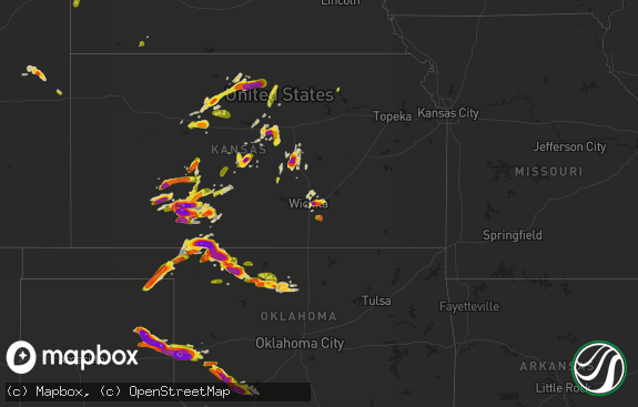 Hail map preview on 05-29-2018