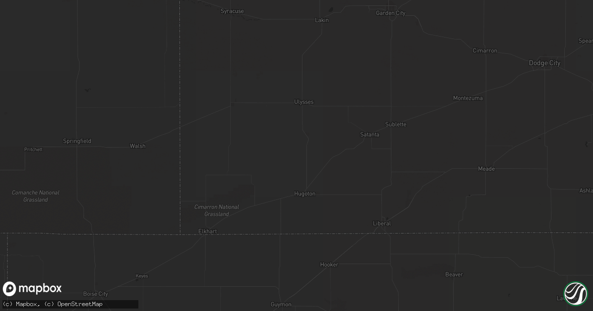 Hail map in Belle Fourche, SD on May 29, 2023