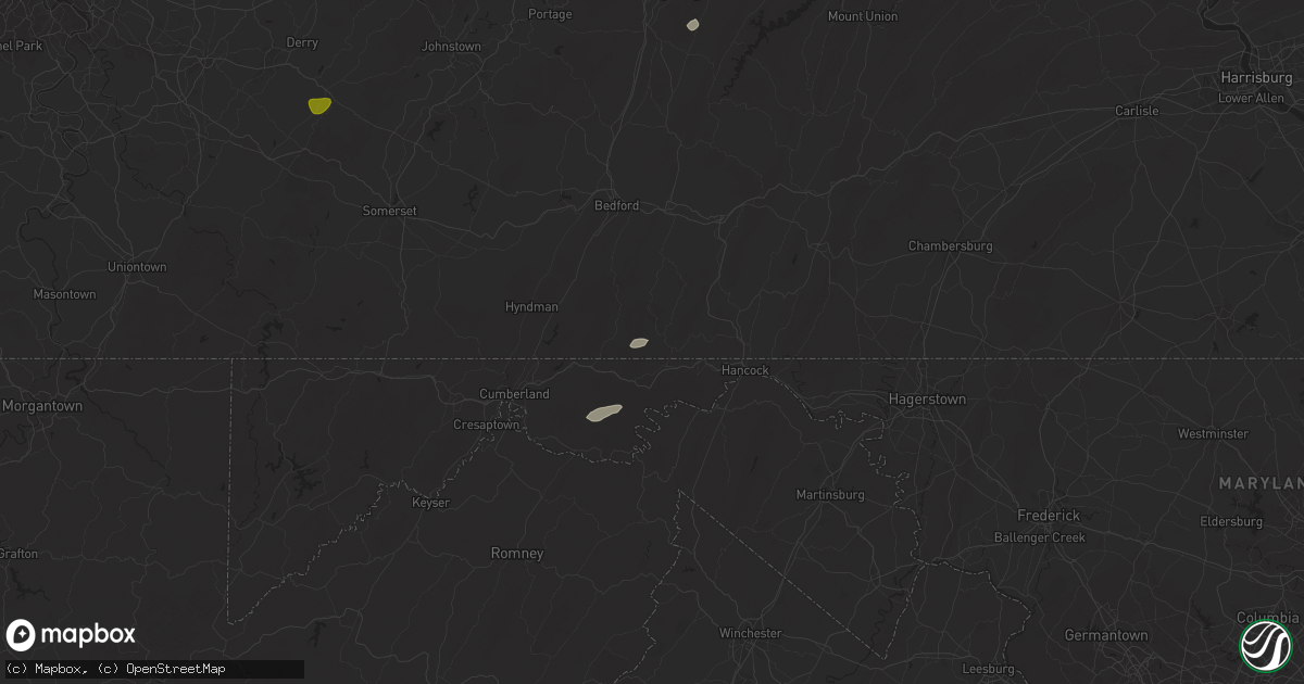 Hail map in Artemas, PA on May 29, 2024