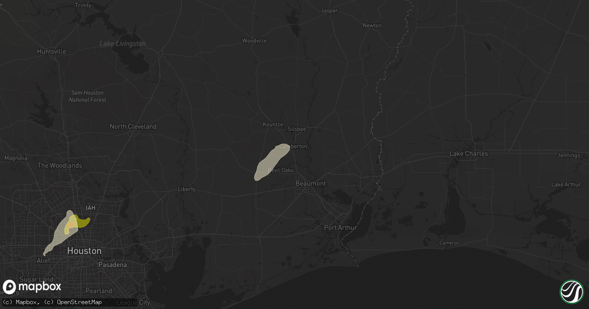 Hail map in Lumberton, TX on May 29, 2024