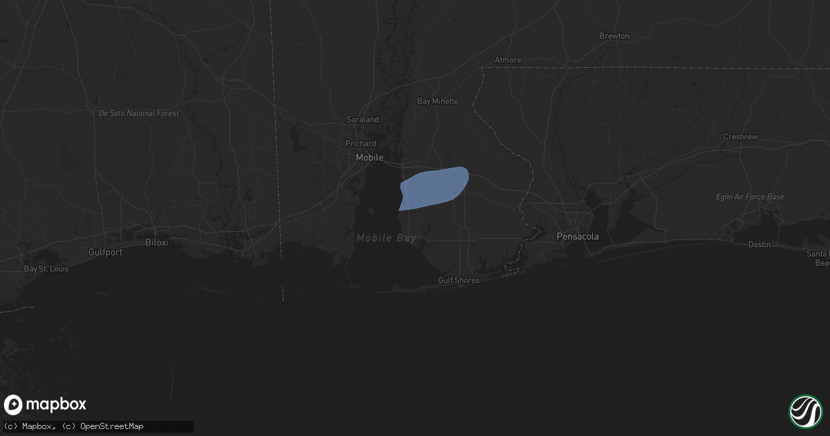 Hail map in Fairhope, AL on May 29, 2025
