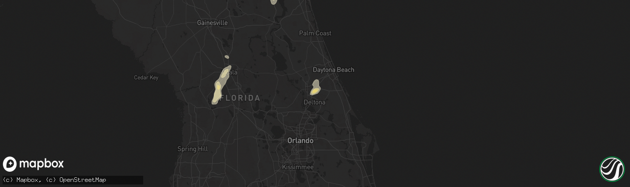 Hail map in Lake Helen, FL on May 29, 2025
