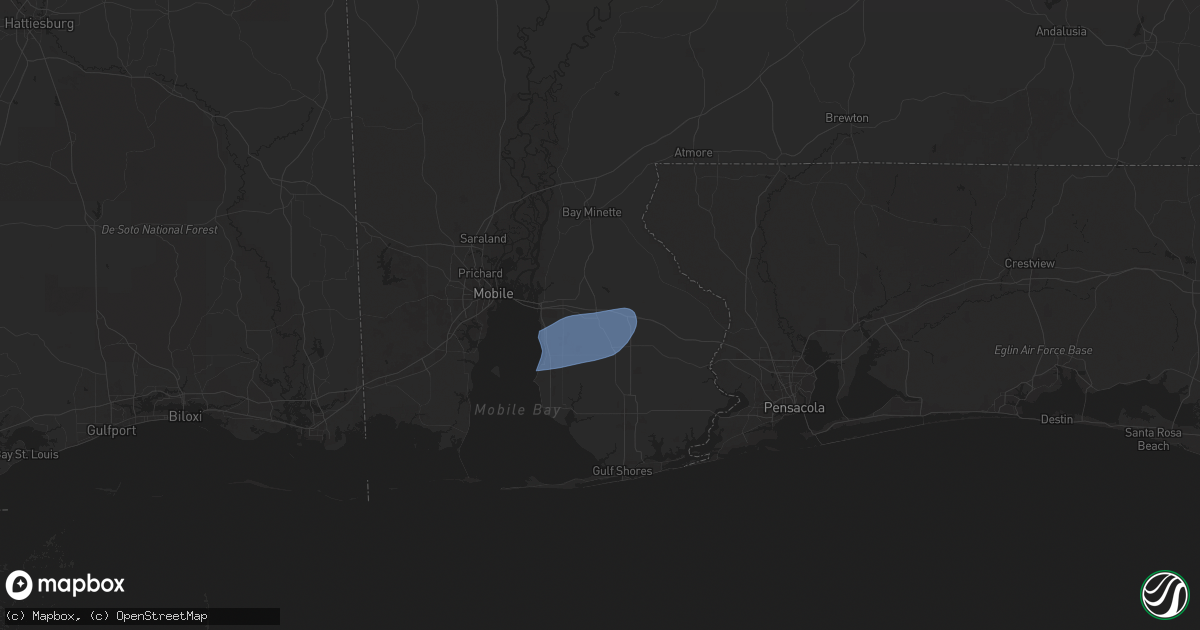 Hail map in Loxley, AL on May 29, 2025
