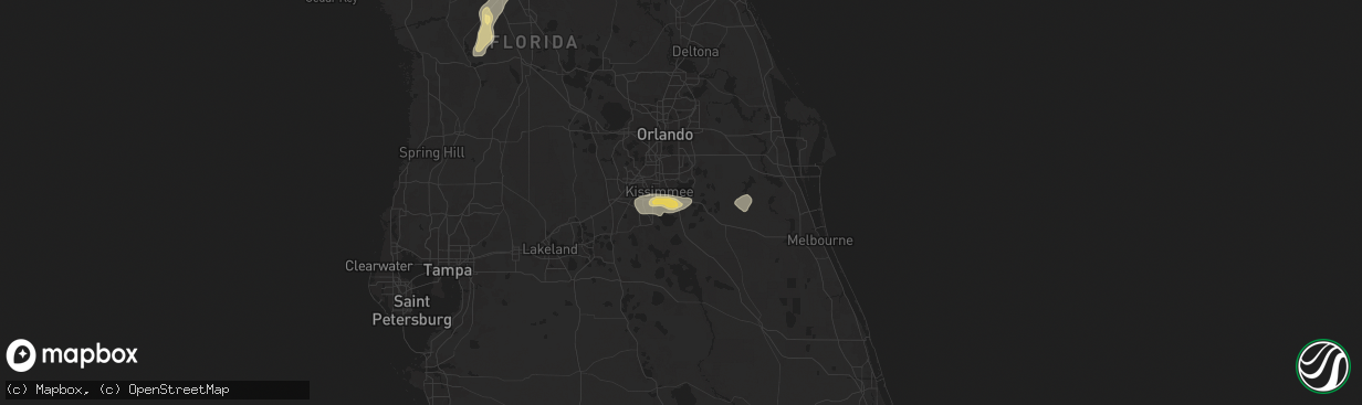 Hail map in Saint Cloud, FL on May 29, 2025