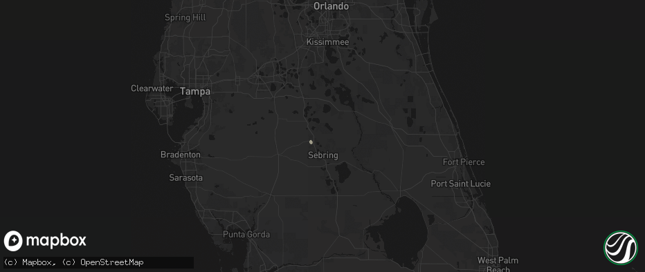 Hail map in Avon Park, FL on May 29, 2026