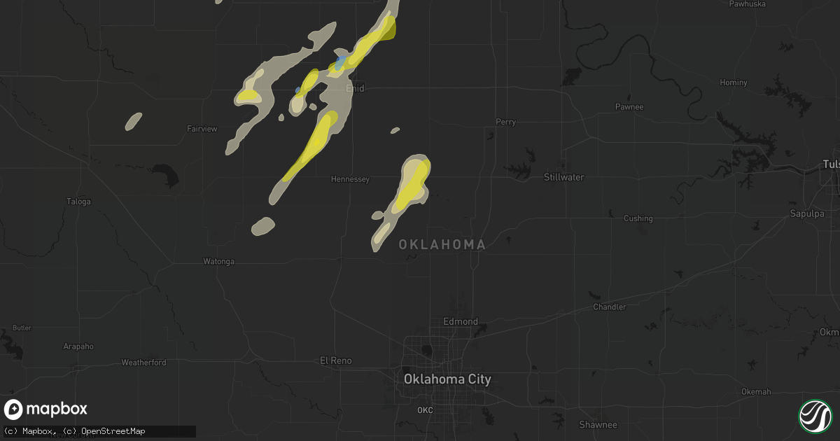 Hail map in Crescent, OK on May 29, 2026