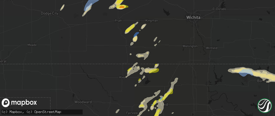 Hail map in Hazelton, KS on May 29, 2026