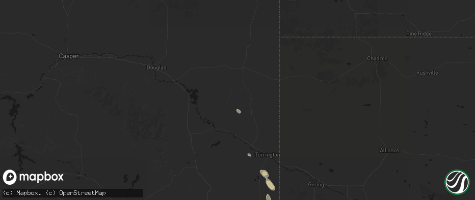 Hail map in Jay Em, WY on May 29, 2026