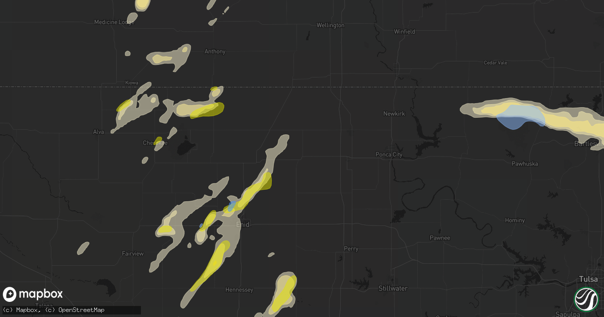 Hail map in Lamont, OK on May 29, 2026