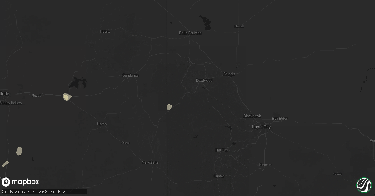 Hail map in Lead, SD on May 29, 2026