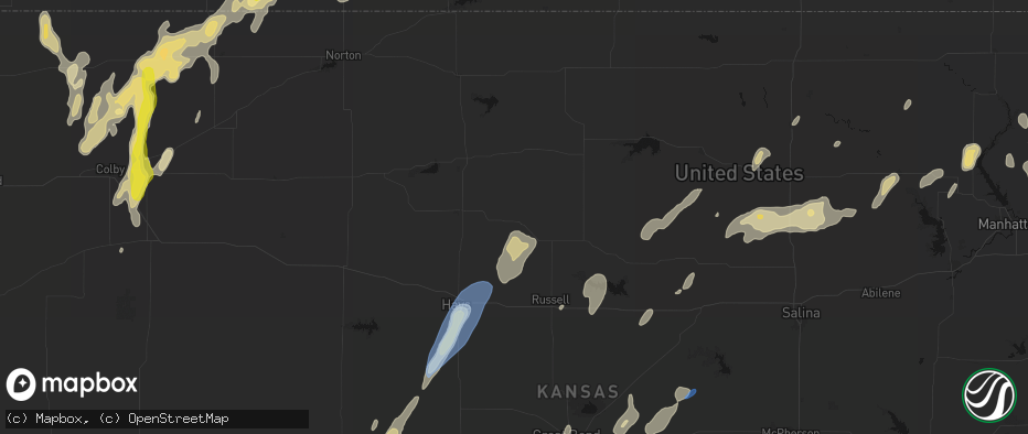 Hail map in Natoma, KS on May 29, 2026