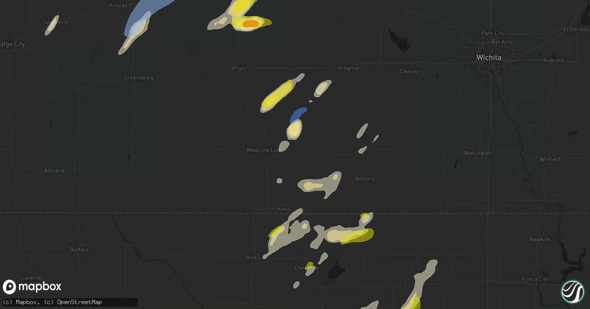 Hail map in Sharon, KS on May 29, 2026