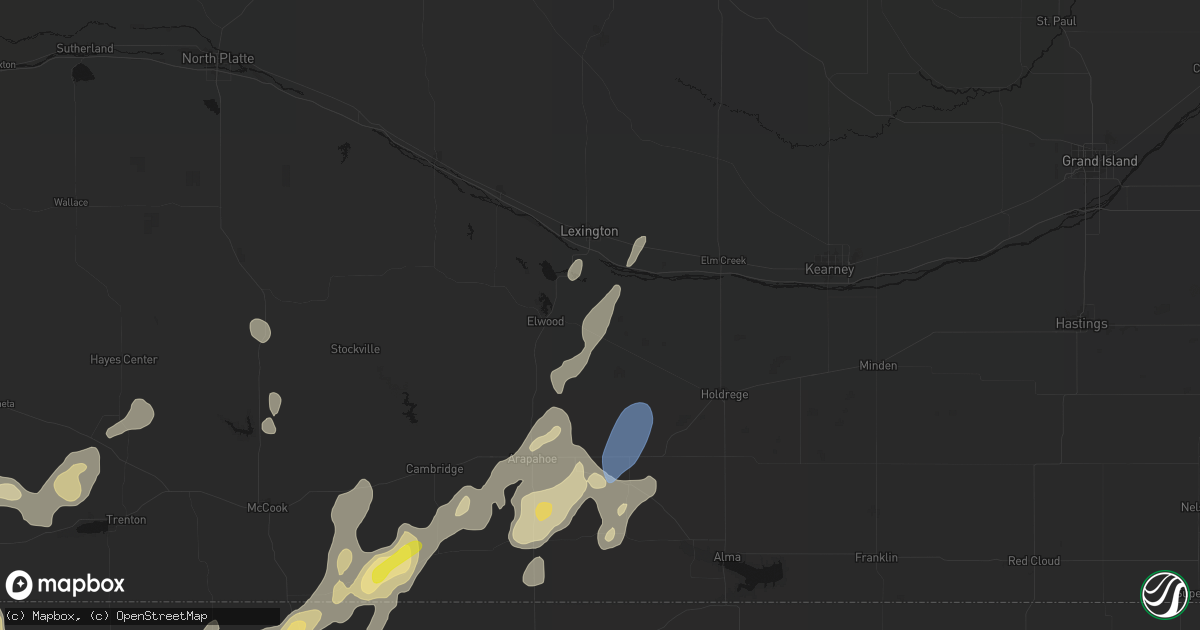 Hail map in Smithfield, NE on May 29, 2026