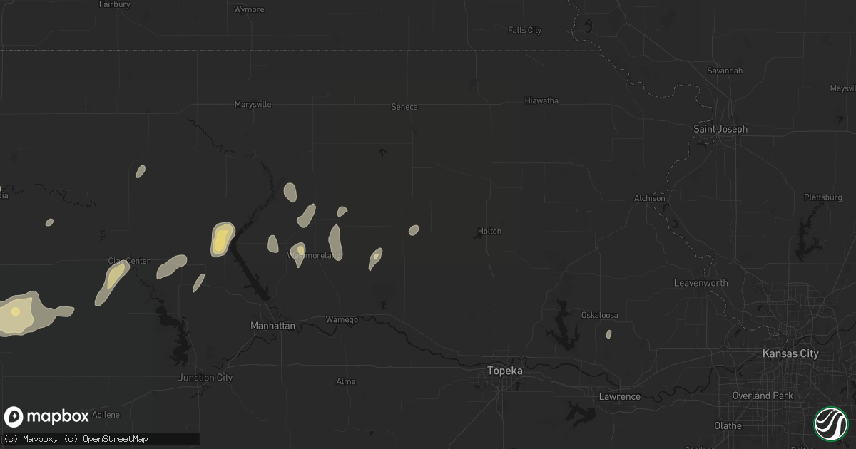 Hail map in Soldier, KS on May 29, 2026