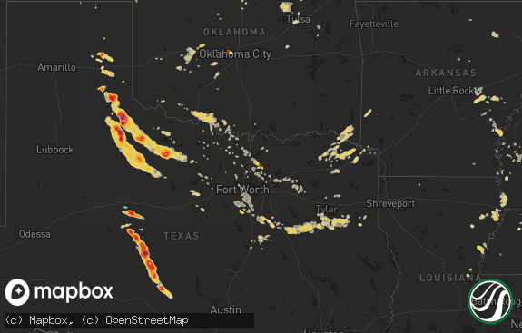 Hail map preview on 05-30-2012