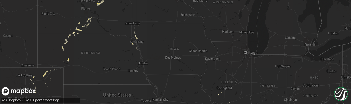 Hail map in Iowa on May 30, 2014