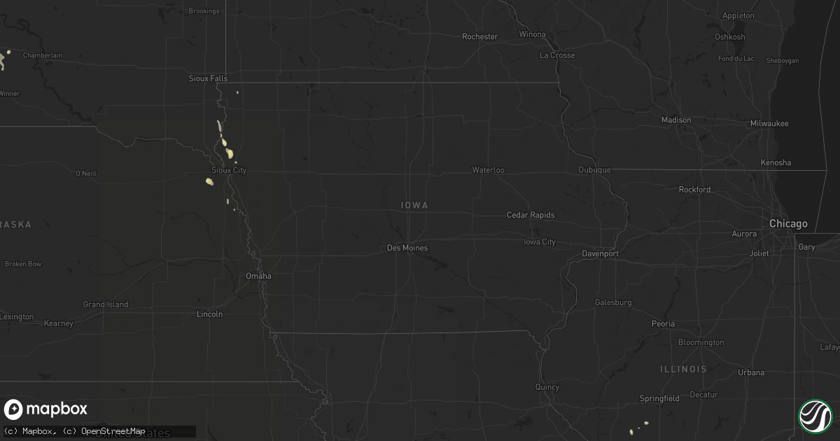 Hail map in Iowa on May 30, 2014