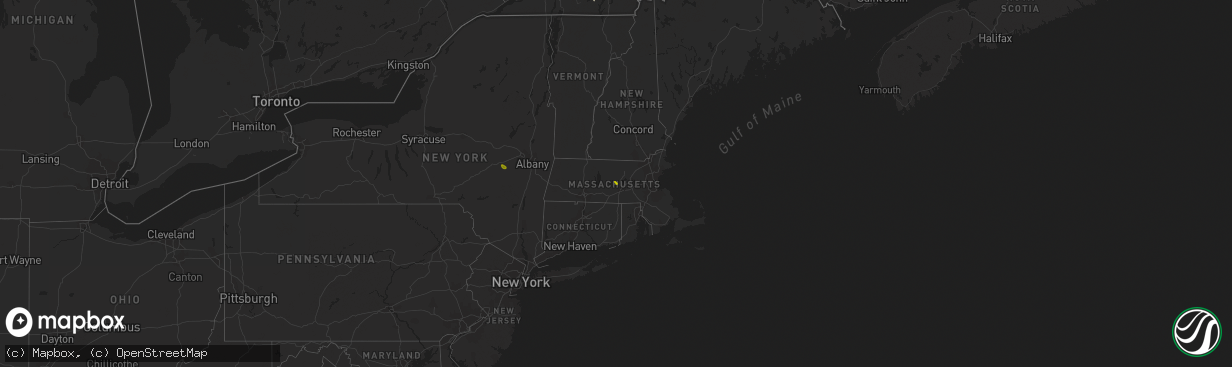 Hail map on May 30, 2014