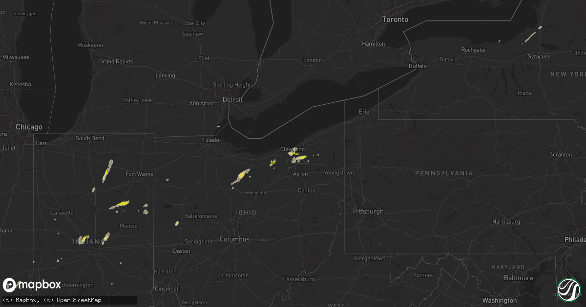 Hail map on May 30, 2015