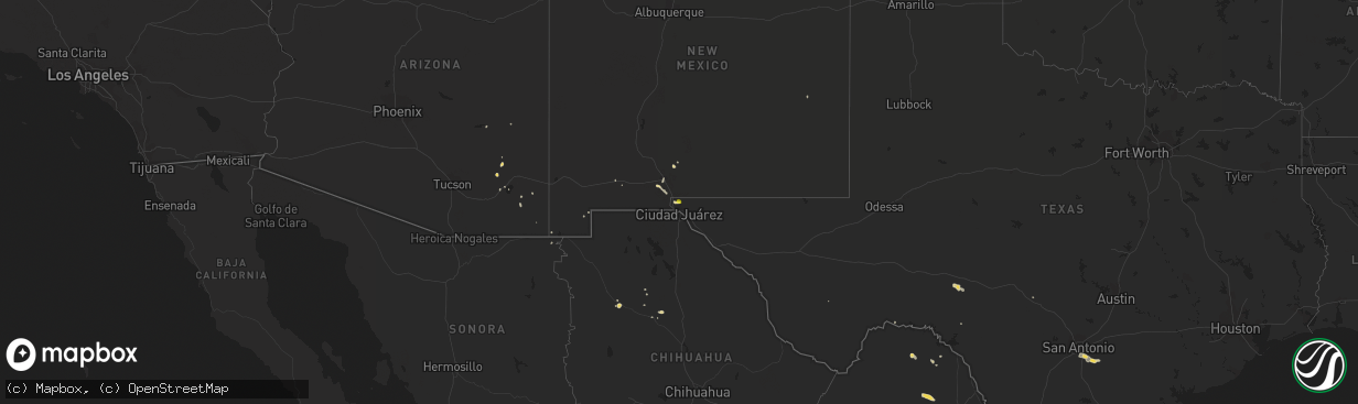 Hail map on May 30, 2017