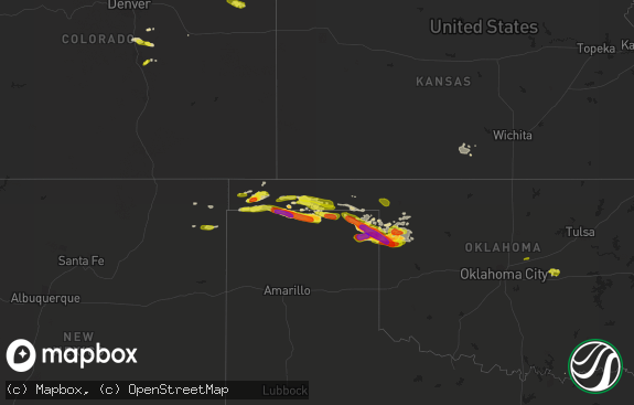 Hail map preview on 05-30-2018