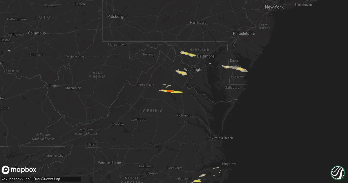 Hail map on May 30, 2019