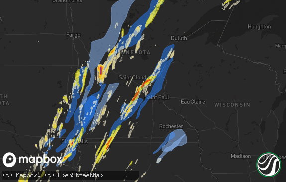 Hail map preview on 05-30-2022