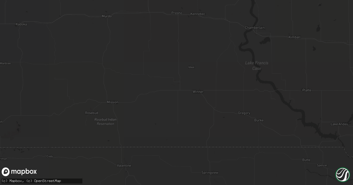 Hail map in Ada, MN on May 30, 2023