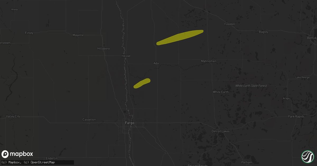 Hail map in Borup, MN on May 30, 2023