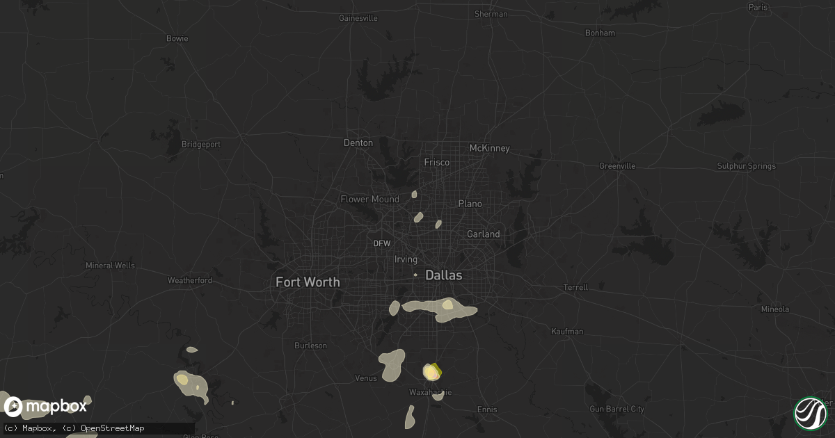 Hail map in Carrollton, TX on May 30, 2024