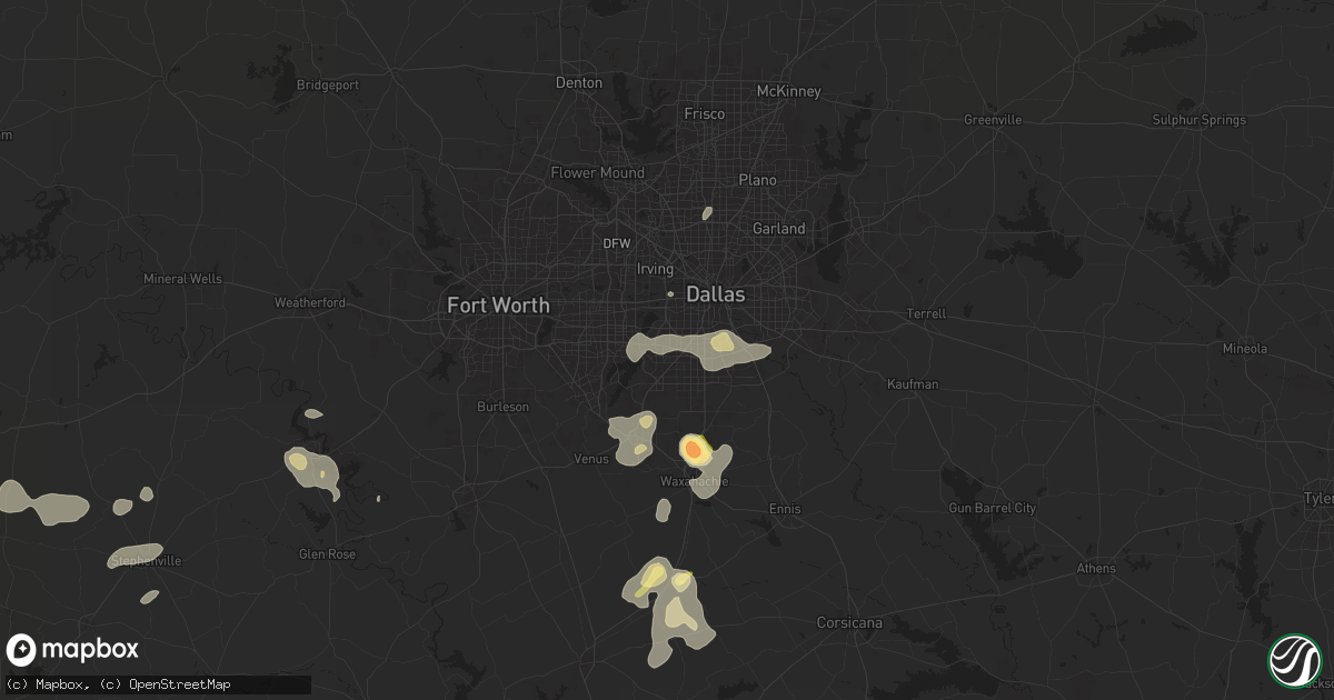 Hail map in Duncanville, TX on May 30, 2024