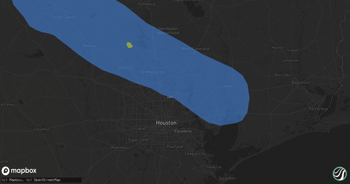 Hail map in Humble, TX on May 30, 2024