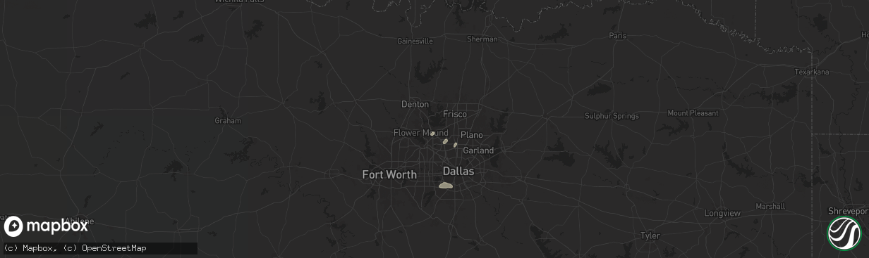 Hail map in Lewisville, TX on May 30, 2024