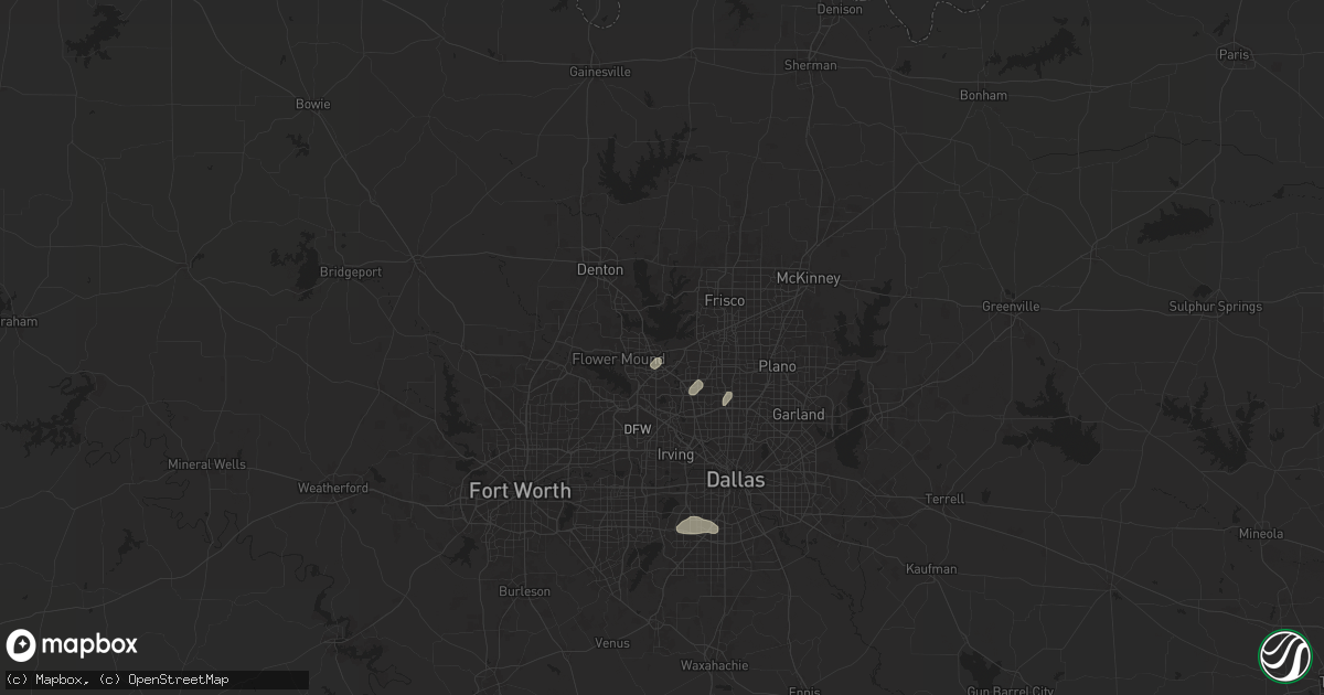 Hail map in Lewisville, TX on May 30, 2024