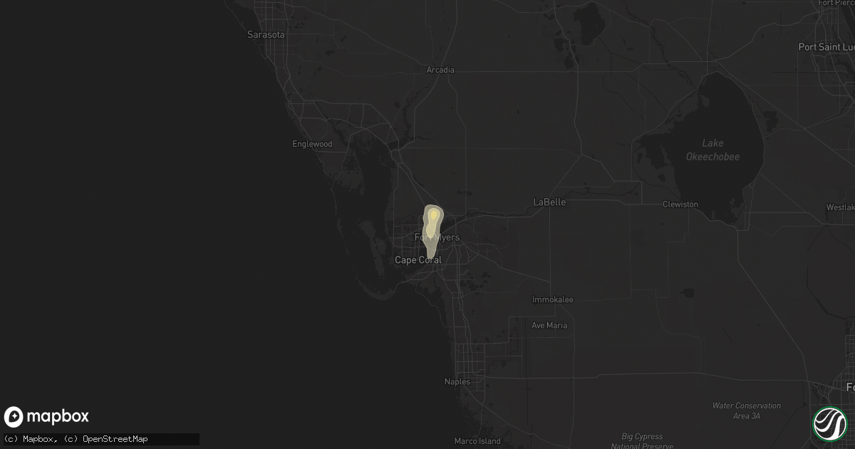 Hail map in North Fort Myers, FL on May 30, 2024