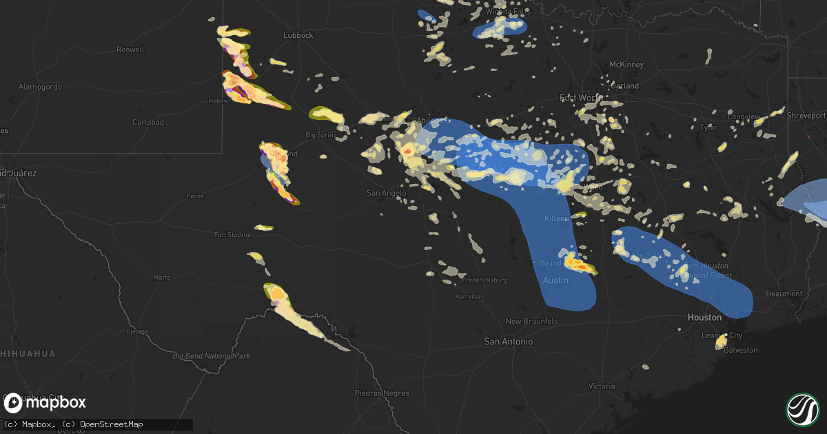 Hail Map in Texas on May 30, 2024 - HailTrace