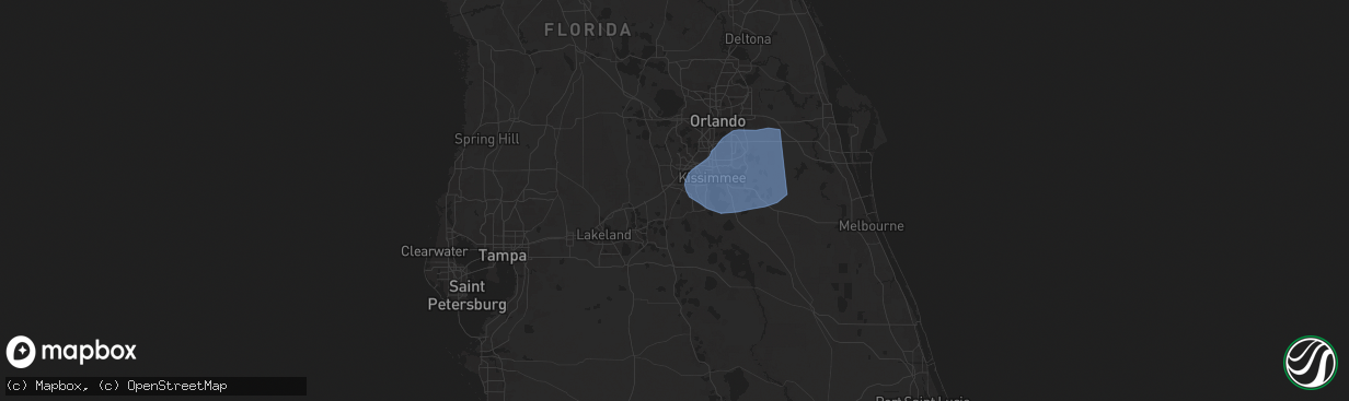 Hail map in Davenport, FL on May 30, 2025