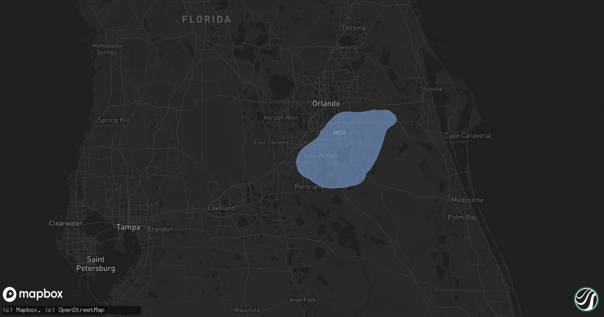 Hail map in Intercession City, FL on May 30, 2025
