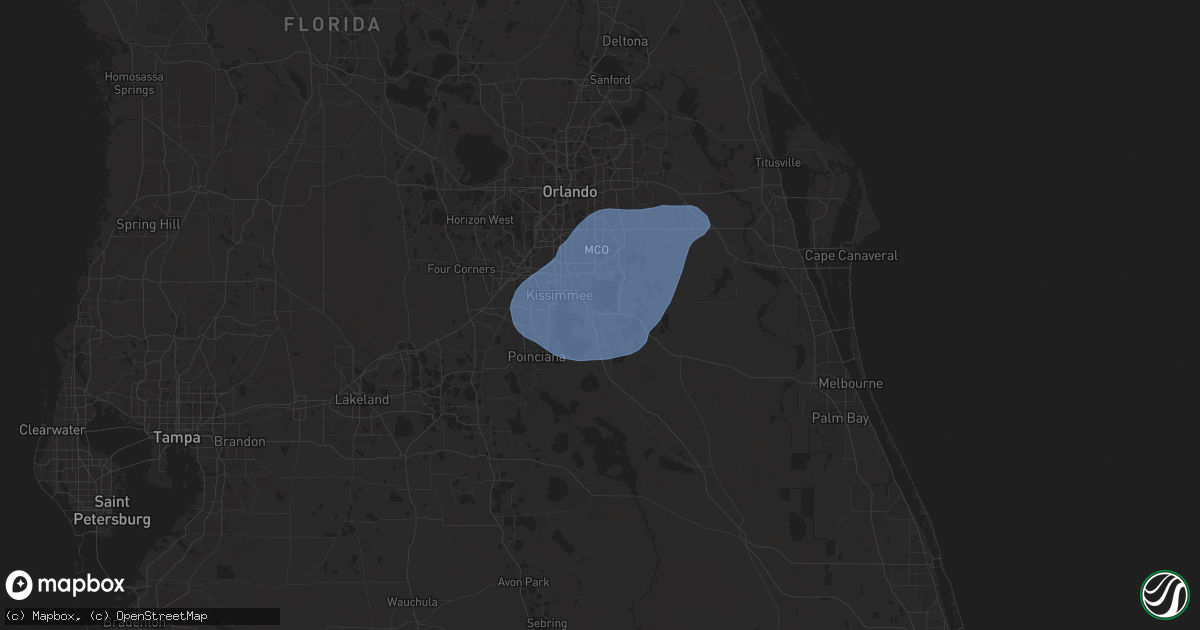 Hail map in Saint Cloud, FL on May 30, 2025