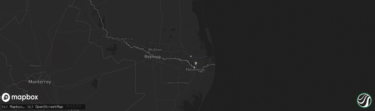Hail map in San Benito, TX on May 30, 2025