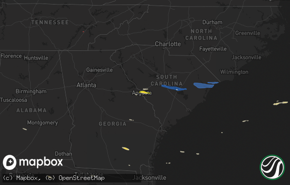 Hail map preview on 05-30-2025