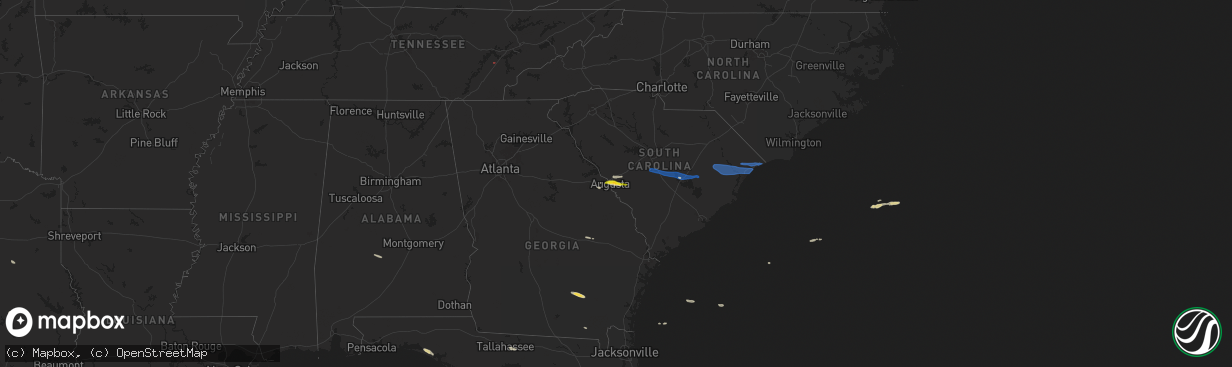 Hail map on May 30, 2025
